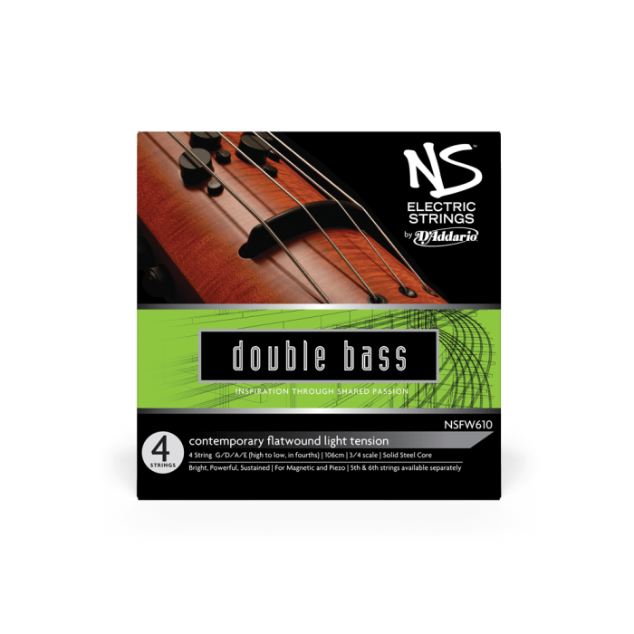 Juego de 4 cuerdas D'Addario NS Electric Contemporary Bass