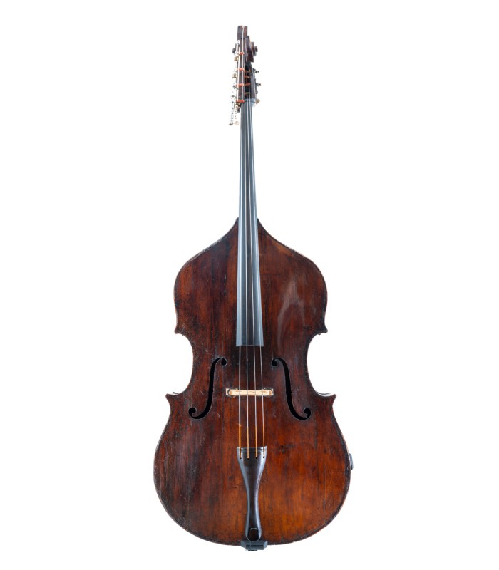 Double bass by the maker known  as Pietro Giovanni Caspani, Venice, ca. 1715.